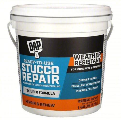 DESCRIPTION: (2) TEXTURED STUCCO REPAIR COMPOUND BRAND/MODEL: DAP 60590 SIZE: 1 GAL RETAIL$: 74.74 QTY: 2
