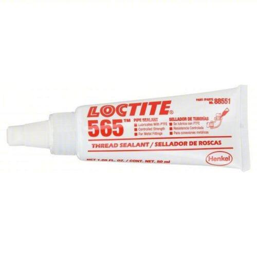 DESCRIPTION: (6) PIPE THREAD SEALANT BRAND/MODEL: LOCTITE 565 88551 SIZE: 1.7 FL OZ RETAIL$: 198.42 QTY: 6