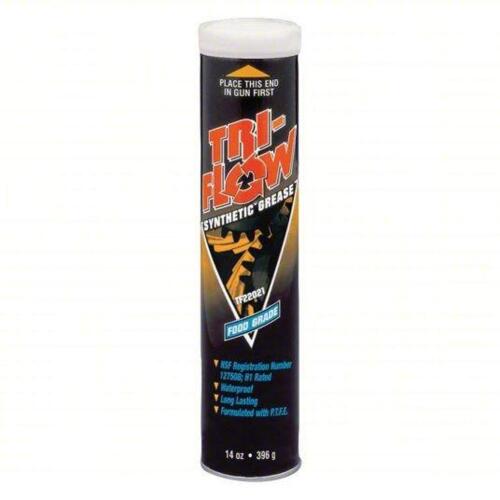 DESCRIPTION: (10) FOOD GRADE SYNTHETIC GREASE BRAND/MODEL: TRI FLOW 4TA91 SIZE: 14OZ RETAIL$: 319.2 QTY: 10