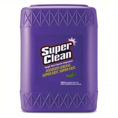 DESCRIPTION: (1) CLEANER DEGREASER BRAND/MODEL: SUPER CLEAN 3ZLD6 INFORMATION: RECLAIM BUCKET SIZE: 5 GAL RETAIL$: 85.34 QTY: 1