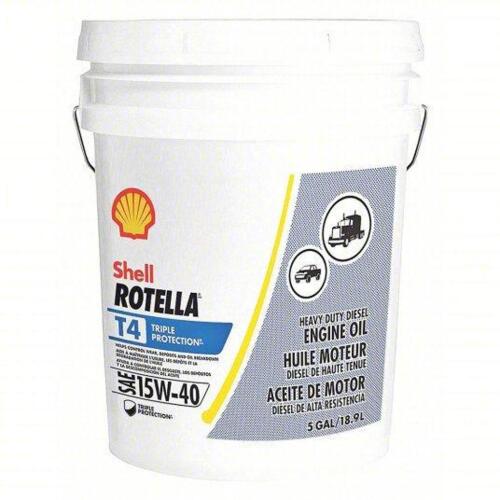 DESCRIPTION: (1) 15W-40 DIESEL ENGINE OIL BRAND/MODEL: SHELL 52NE02 SIZE: 5 GAL RETAIL$: 157.74 QTY: 1
