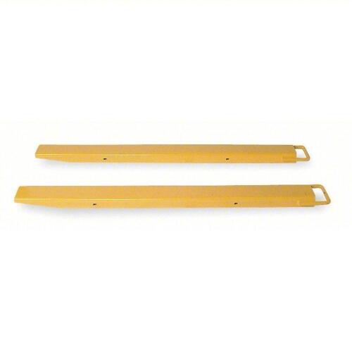 DESCRIPTION: (1) SET OF (2) FORK EXTENSIONBRAND/MODEL: DAYTON #3AA40INFORMATION: 5,000 LB MAX LOAD CAPACITY, STEELSIZE: 72 IN EXTENSION LG, FOR 6" FORKSRETAIL$: $506.92 EAQTY: 1
