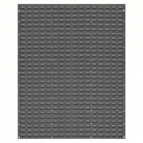 DESCRIPTION: (1) LOUVERED PANEL BRAND/MODEL: QUANTUM STORAGE #33Z121 INFORMATION: 1 SIDES, 0 BINS, GRAY SIZE: 61 IN X 48 IN X 1 IN RETAIL$: $416.95 EA