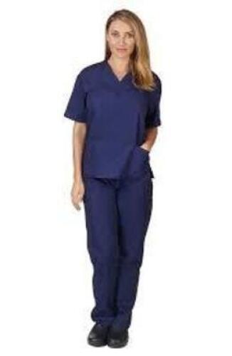 DESCRIPTION: (10) PAIRS OF SCRUB OUTFITS BRAND/MODEL: MEDLINE INFORMATION: NAVY BLUE SIZE: LARGE RETAIL$: $39.99 PER OUTFIT QTY: 10