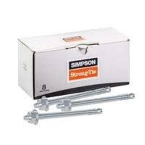 DESCRIPTION: (3) BOXES OF (25) WEDGE ANCHOR BRAND/MODEL: SIMPSON STRONG TIE #13A980 SIZE: 3/4" X 6 1/4" RETAIL$: $31.90 EA QTY: 3