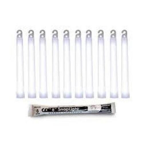 DESCRIPTION: (4) BOXES OF (10) GLOW STICKS BRAND/MODEL: PRODUCT NUMBER #30RU42 INFORMATION: WHITE STICK SIZE: 6" RETAIL$: $16.12 PER BOX QTY: 4