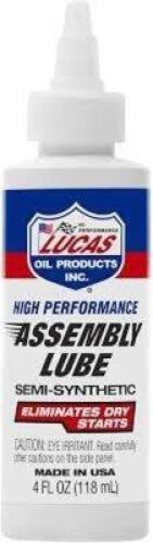 DESCRIPTION: (1) BOX OF APPROX (30) ASSEMBLY LUBE BRAND/MODEL: LUCAS OIL INFORMATION: HIGH PERFORMANCE, SEMI SYNTHETIC SIZE: 4 OZ RETAIL$: $5.99 PER B