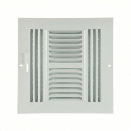 DESCRIPTION: (4) SIDEWALL / CEILING REGISTER BRAND/MODEL: PRODUCT NUMBER #4MJH3 INFORMATION: LOUVERED, POWDER COATED, WHITE SIZE: 9 3/4 IN H, 9 3/4 IN