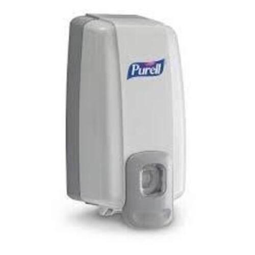 DESCRIPTION: (6) HAND SANITIZER DISPENSER, MANUAL BRAND/MODEL: PURELL #5VN15 INFORMATION: MANUAL, NXT SERIES, GRAY, GLOSSY, 1,000 ML REFILL SIZE, WALL