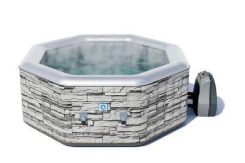 DESCRIPTION: (1) INFLATABLE HOT TUB BRAND/MODEL: AVENLI INFORMATION: FAUX BRICK DESIGN SIZE: 3 5 PERSON RETAIL$: $898.00 EA QTY: 1