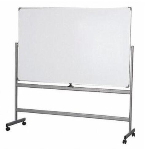 DESCRIPTION: (1) STEEL DRY ERASE BOARD BRAND/MODEL: GRAINGER/44ZC25 INFORMATION: GLOSS-FINISHED/PORTABLE RETAIL$: 560.5 SIZE: 35-7/16"H X 47"W QTY: 1