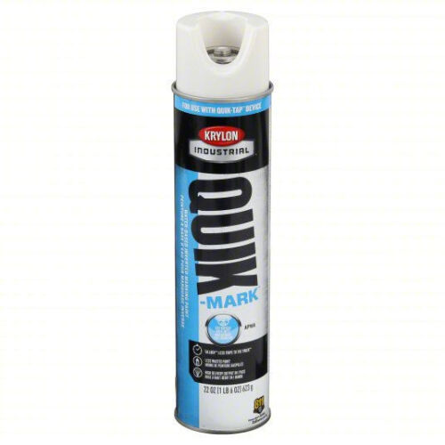 (6) QUIK-TAP APWA WHITE MARKING PAINT