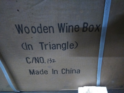 (8) WOODEN WINE STORAGE BOX