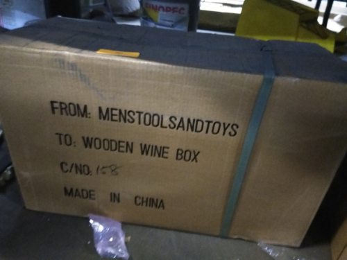 (8) WOODEN WINE STORAGE BOX
