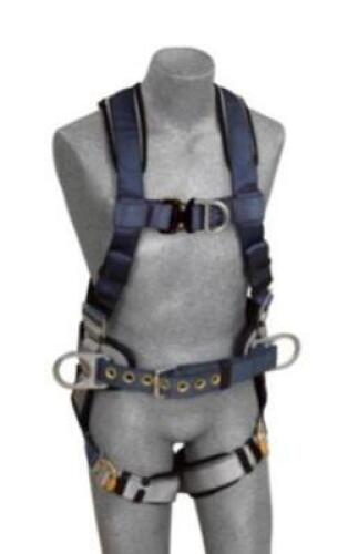 DESCRIPTION: (1) CONSTRUCTION POSITIONING & CLIMBING HARNESS BRAND/MODEL: 3M DBI-SALA/1108980 INFORMATION: BLUE/ANTI-TEAR BALLISTIC NYLON RETAIL$: 548