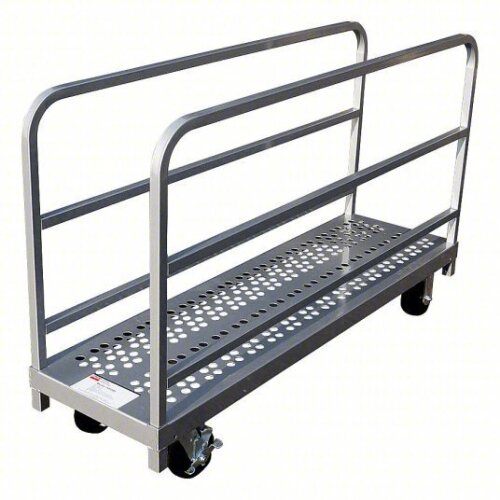 (1) VERTICAL PANEL TRUCK WITH ADJUSTABLE RAILS
