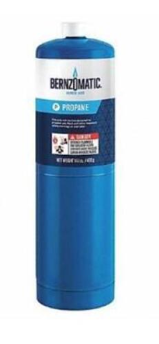 DESCRIPTION: (4) FUEL CYLINDER BRAND/MODEL: BERNZOMATIC INFORMATION: PROPANE/OPERATING PRESSURE: 228 PSI RETAIL$: 10.78 EACH SIZE: 14.1 OZ. QTY: 4