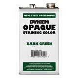 (2) DARK GREEN OPAQUE STAINING COLOR
