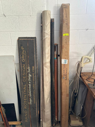 VINTAGE WALL MAPS AND SIGNS