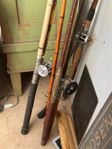 VINTAGE FISHING POLES