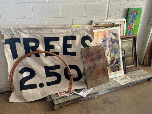 LARGE GROUP OF ASSORTED ART