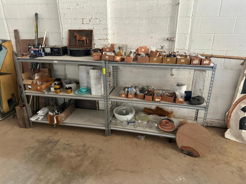 (2) - METAL SHELVING UNITS