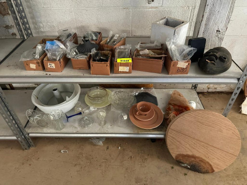 LARGE GROUP OF ASSORTED VINTAGE DOOR HARDWARE AND CHINA