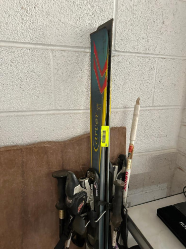 VINTAGE SKIS AND POLES