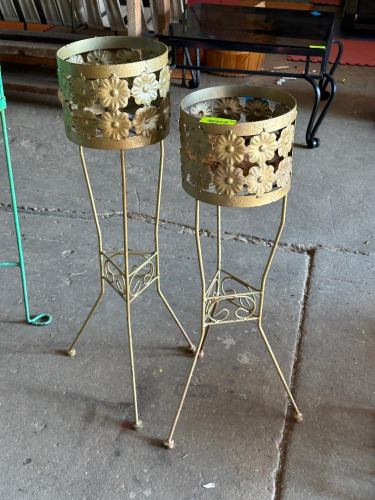 (2) - PLANTER STAND