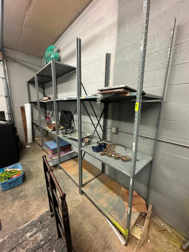 SHELVING UNITS WITH CONTENTS