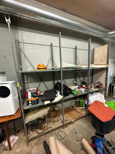 SHELVING UNITS WITH CONTENTS
