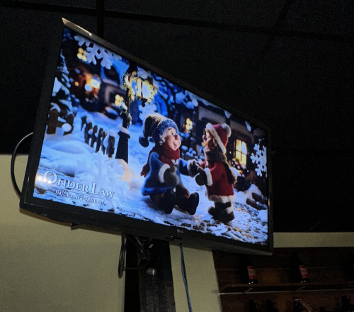 LG 42" TV W/ WALL MOUNT