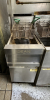 DEAN 40 LB. GAS DEEP FRYER W/ (2) BASKETS