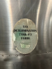 A 15 BBL VERTICAL STAINLESS STEEL FERMENTATION / CONDITIONING TANK - 3
