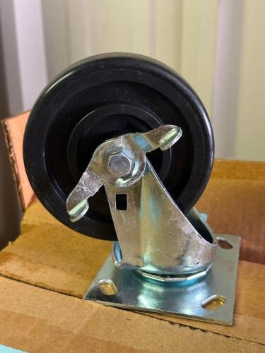 (8) - HEAVY DUTY 4 INCH CASTERS W/ HARDWARE