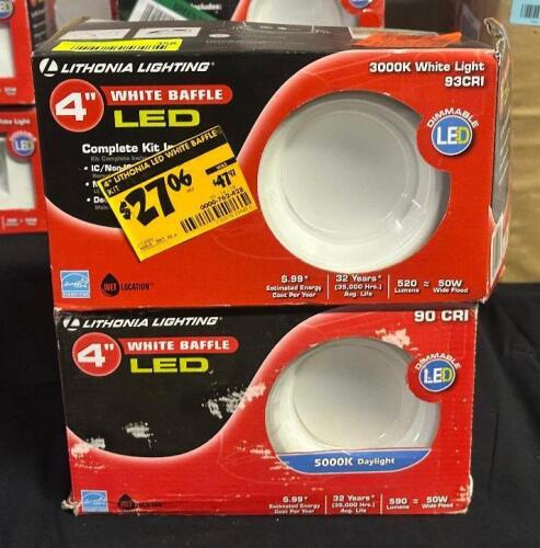 (2) - ASSORTED CELING LIGHTS