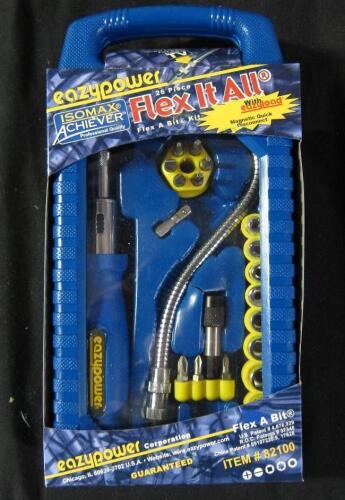 26 PC. FLEX IT ALL SCREWDRIVER AND BIT SET WITH HARD CASE
