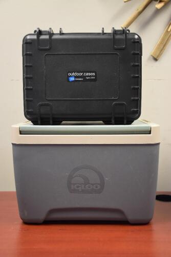 AMMO BOX AND RUGGED COOLER