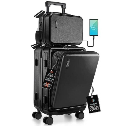 2 PIECE HARD LUGGAGE SET