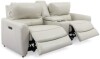 DANVORS 2 PC. LEATHER POWER RECLINING SECTIONAL