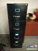 FOUR DRAWER FILE CABINET - BLACK - 4