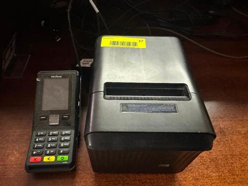 CC READER, TICKET PRINTER, AND CASH DRAWER WITH KEY