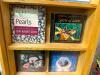WOODEN CD DISPLAY RACK W/ CONTENTS - YOGA AND REIKE CDS - 3