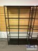 40" GLASS AND METAL FOUR TIER ACCENT SHELF - 4