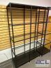 40" GLASS AND METAL FOUR TIER ACCENT SHELF - 5