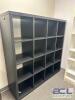 58" X 58" SIXTEEN GROUP CUBY SHELVE - 6