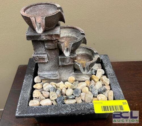 ACCENT DESK TOP WATER FEATURE W/ PUMP,