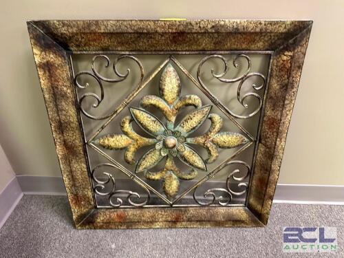 24" X 24" METAL WALL ART
