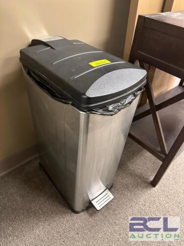 OFFICE WASTE CAN W/ FOOT PEDAL
