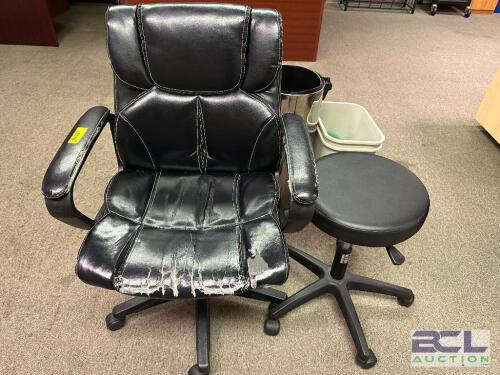 STOOL AND OFFICE CHAIR